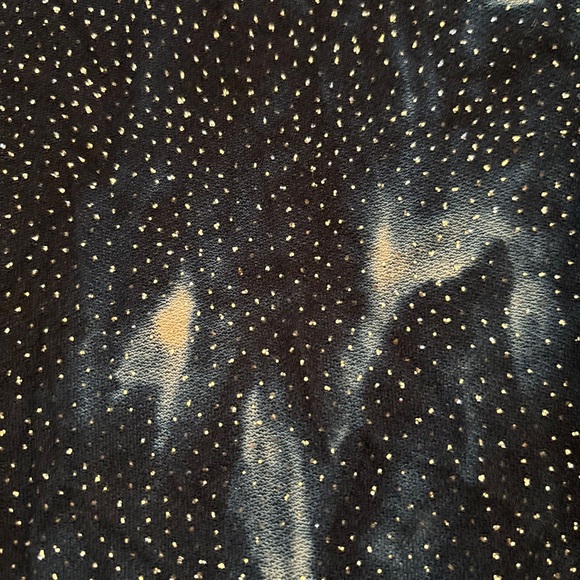 2000s Hourglass Navy Blue Glitter Top - Picture 4 of 5